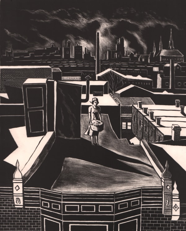 Harry Brodsky, Kensington Rooftops, 1940