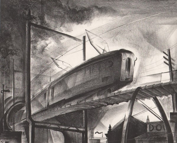 Benton Spruance, Out of the City, 1930