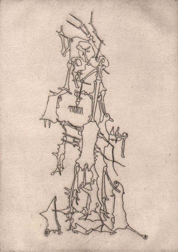 Yves Tanguy, Sans Titre (Le Mythe de la Roche Percee), 1947