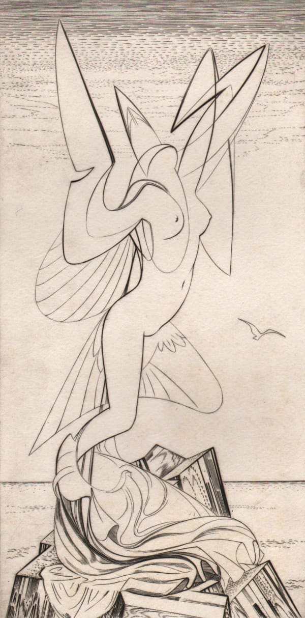 John Buckland Wright, Metamorphoses I (Girl into Bird), 1937