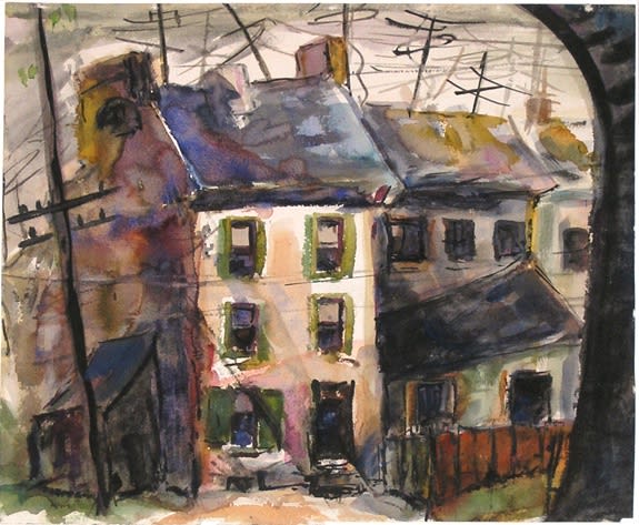 Dox Thrash, Row Houses, c. 1950