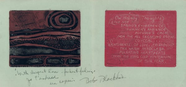 Robert Blackburn , On Holiday Thoughts, c. 1955