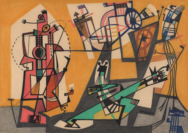William Fett, Conversation Piece, 1950