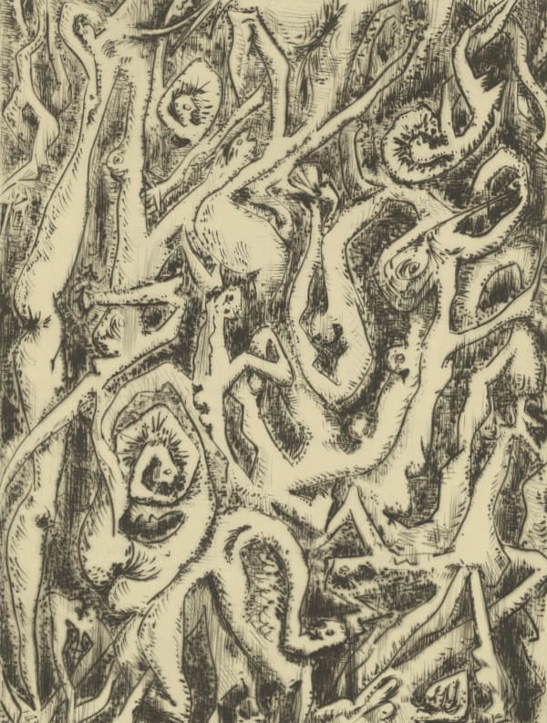 Andre Masson, Tangled Beings, c. 1946-1947
