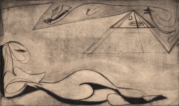 Elaine Stevens, Nude in the Desert, 1946