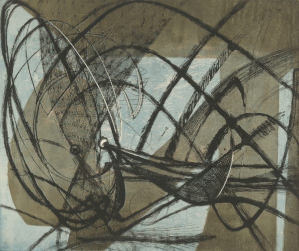 Minna Citron, Squid Under Pier, 1948-49