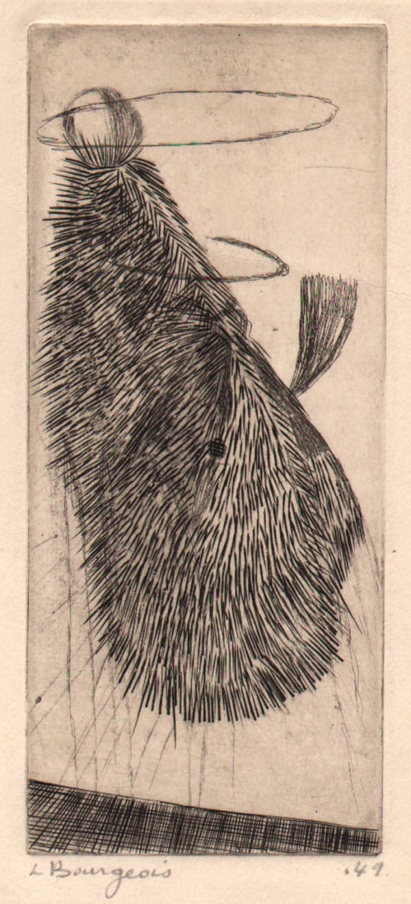 Louise Bourgeois, Looking at Her Sidewise, 1949