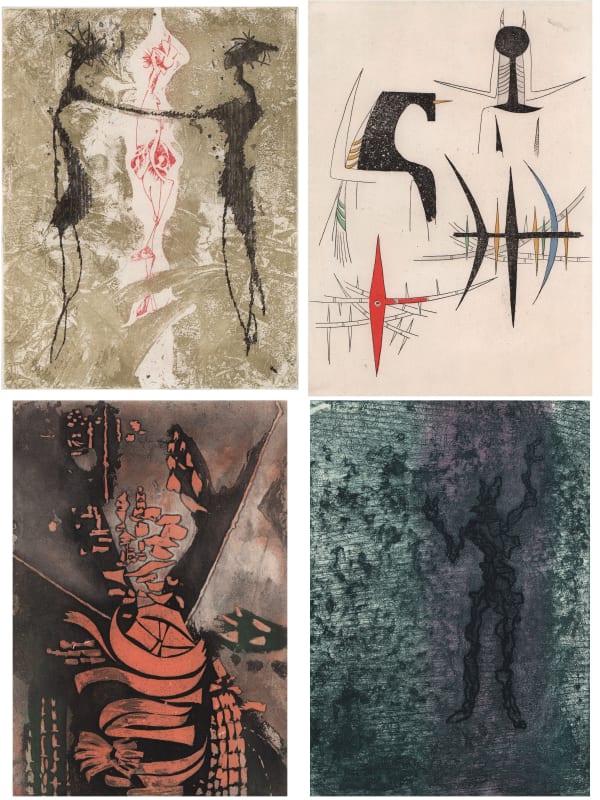 Dorothea Tanning, Max Ernst, Jaques Herold, Wifredo Lam, Roberto Matta, Paroles Peintes, 1959