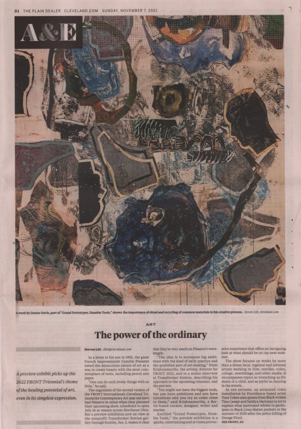 Dexter Davis' unique collages featured in "The Power of the Ordinary"