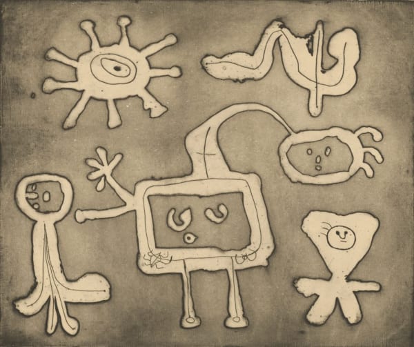 Joan Miró, Serie I, 1947 printed intaglio