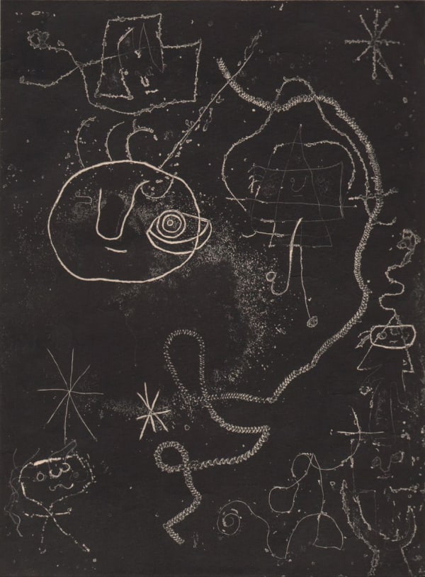 Joan Miró, Girl Jumping Roap, 1947