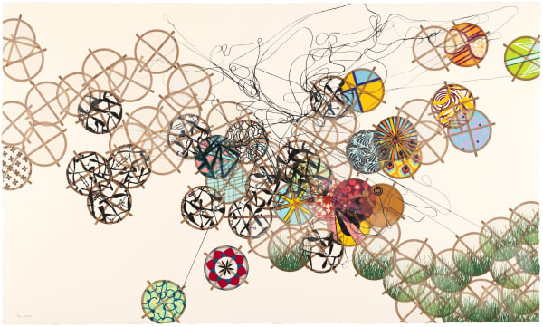 Jacob Hashimoto Durham Press Fine Art Print Editions and Unique Monoprints