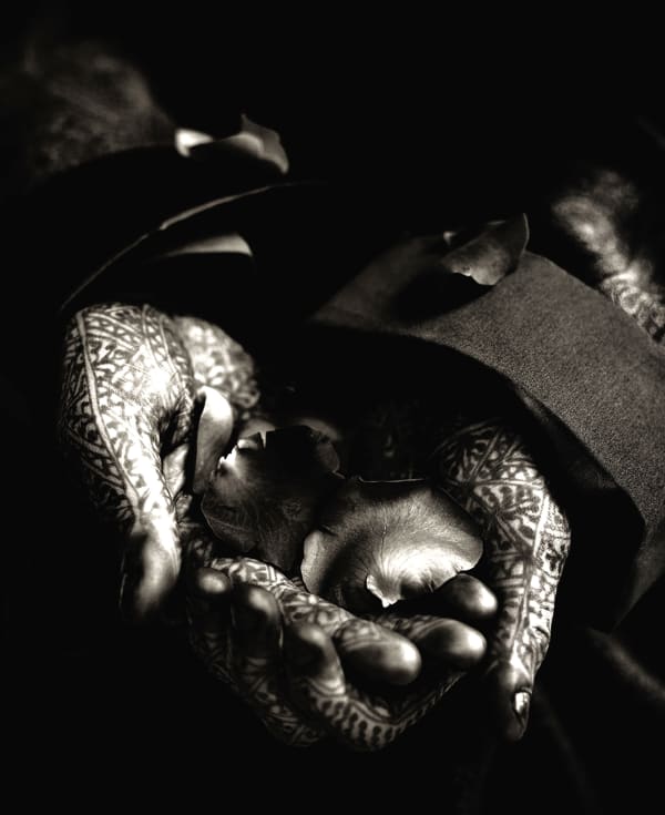 Albert Watson, the Flower Seller's Hands, 1989