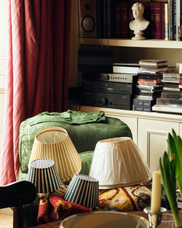 The proceeds of these lampshades will go to a charity providing support to Ukraine.