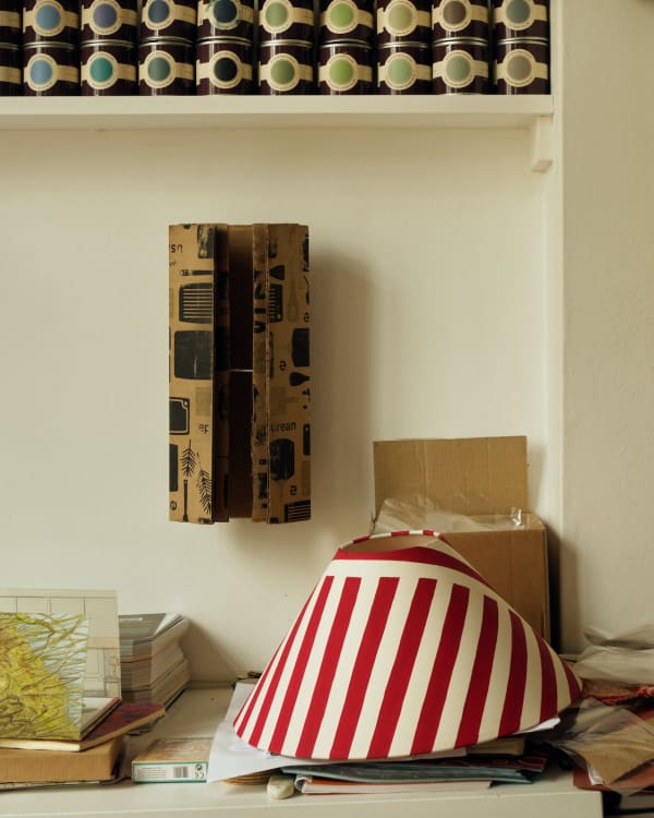 Shades are hand painted in Farrow & Ball colours.