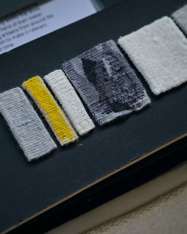 A maquette for the 'Elements' collection - just part of Jilly's rigorous preparations for each tapestry