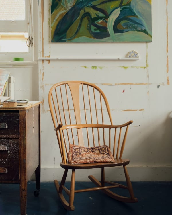 "Sometimes the figure in my work can be wearing a rain mac, but other times you can’t see if they’re wearing anything at all. They may be an ancient figure, a timeless figure – they could be now, or they could be First Man."