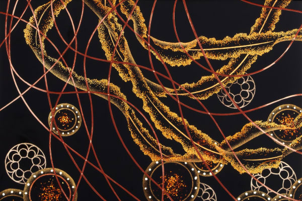 Yoshio Okada Gold Lacquer Boxes