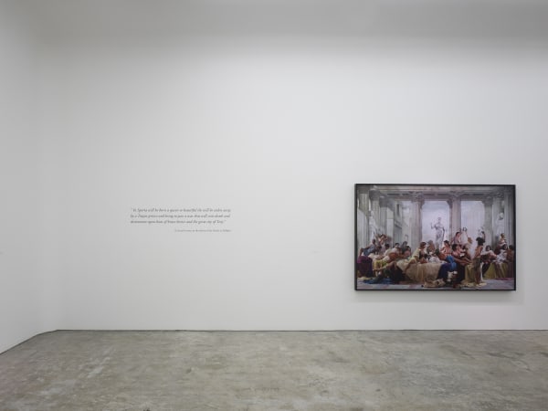 Eleanor Antin, Classical Frieze, Exhibition view at Erna Hecey Brussels, 2009–2010