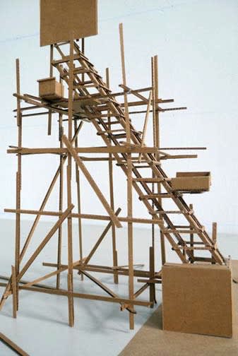 Michael_Ashkin_models_empty_podium_cardboard_2011