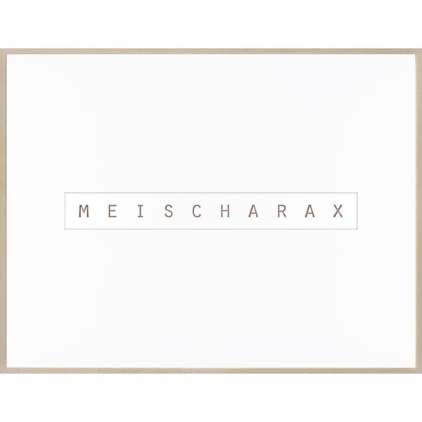Jugnet + Clairet, MEISCHARAX #2, 2018