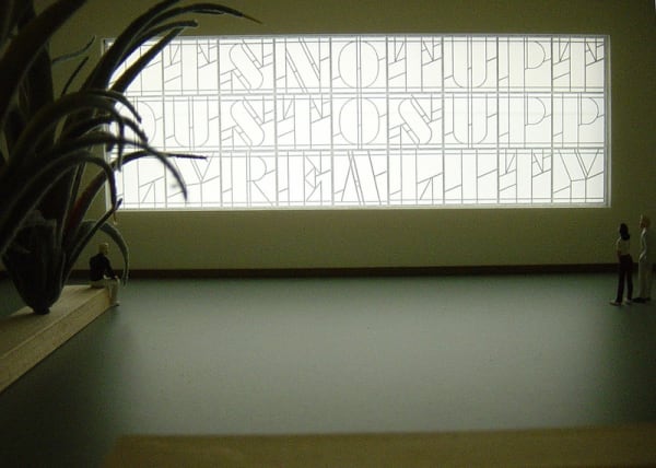 Bert Theis_not up to us to supply reality_maquette_erna hecey gallery