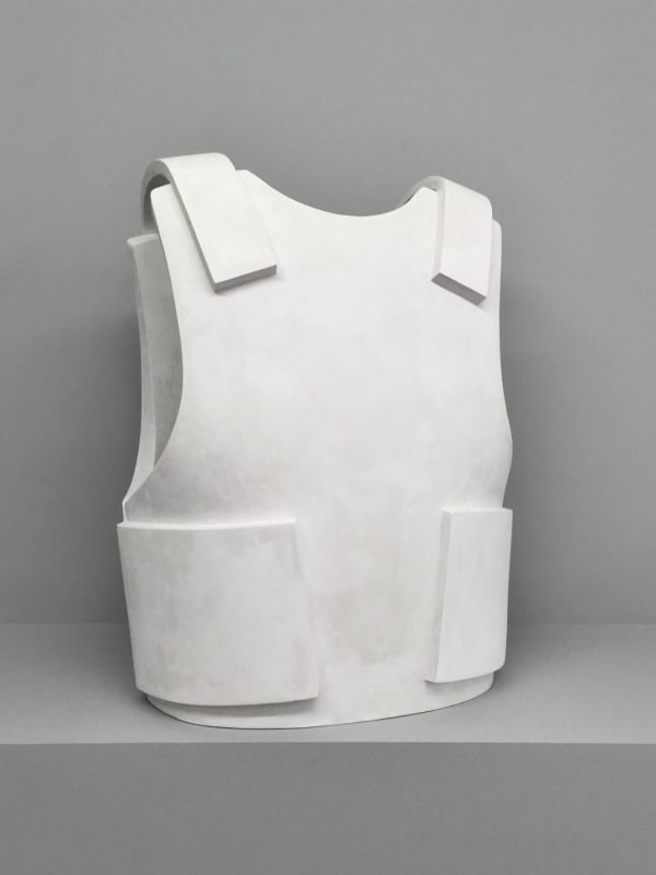 little_warsaw_bulletproof_vest_plaster_scultpure_2014