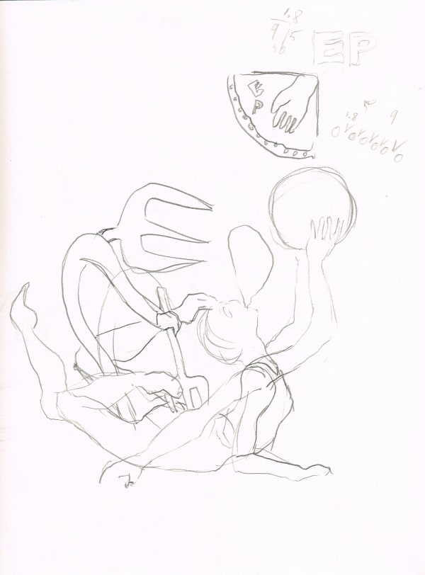 Vladimir’s Night #44 2011-12_Roee Rosen drawing