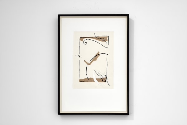 Pays sage 11, 1991 Collage, white and coloured paper, ink 29,5 cm x 21,5 (unframed) 51 x 36 cm (framed) INQUIRE