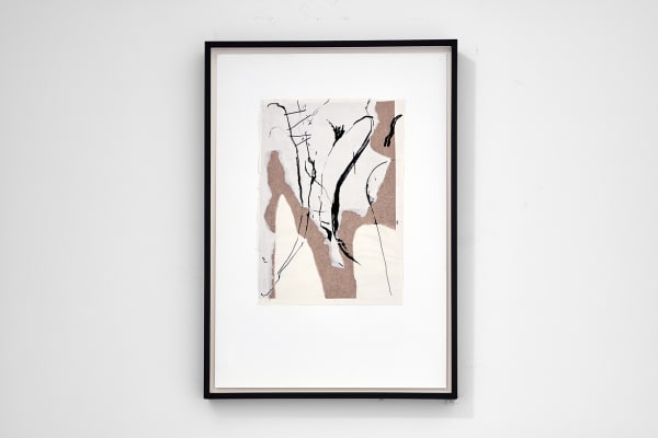 Pays sage 12, 1991 Collage, white and coloured paper, ink 29,5 cm x 21,5 (unframed) 51 x 36 cm (framed) INQUIRE