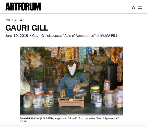 Gauri Gill discusses “Acts of Appearance” at MoMA PS1 by Tausif Noor