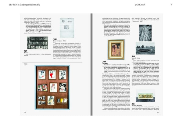 Jef Geys, Catalogue Raisonnable, 2025 published by WIELS and MER. Books/Borgerhoff & Lamberigts
