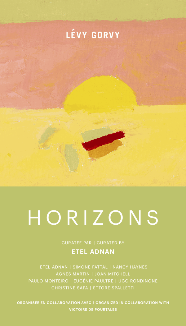 Horizons, Exhibition invitation, Lévy Gorvy Gallery, Paris