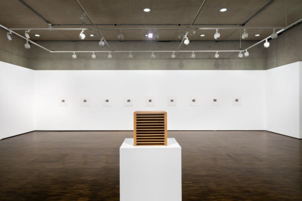 Jeff Weber, Image Storage Containers, 2023 Exhibition view at Centre National de l'Audiovisuel, Dudelange Courtesy of the artist, CNA & Erna Hecey Gallery