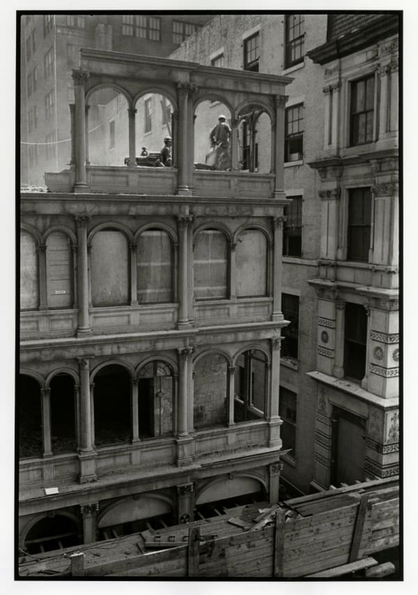 Danny Lyon - 82 Beekman Street, Cast Iron Building, Lower Manhattan, 1967