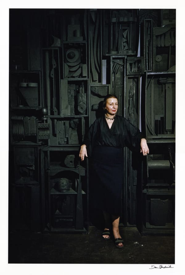 Dan Budnik, Louise Nevelson with Cathedral 1, Grand Central Gallery, New York, 1958