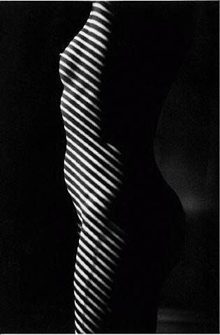Ralph Gibson, Striped Nude, Sydney , 1987