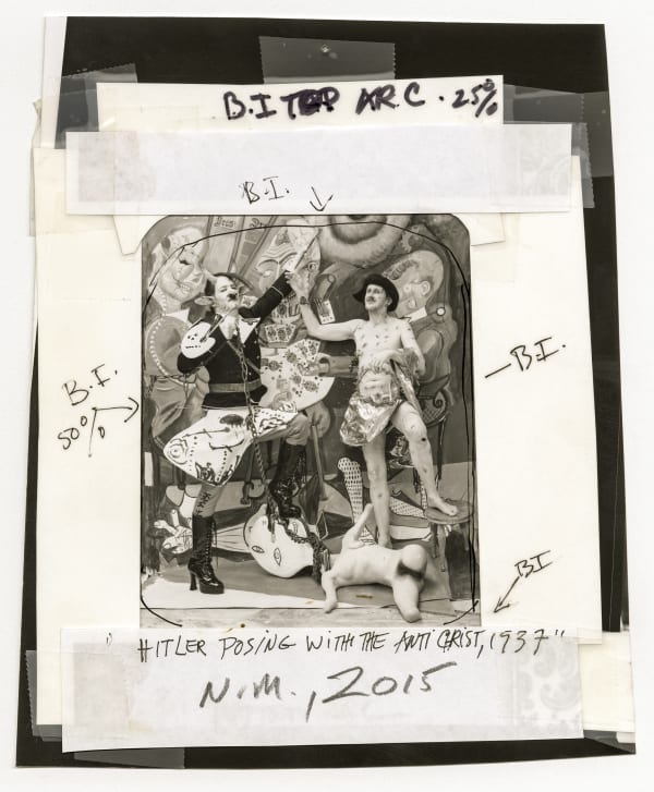 Contact Sheets: Joel-Peter Witkin, Hitler Posing with the Anti-Christ, NM, 1937, 2015