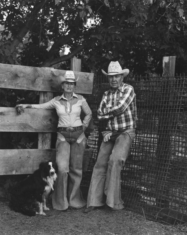 Jay Dusard, Alaire and Lyman Tenney Ash Creek Ranch, Arizona , 1981