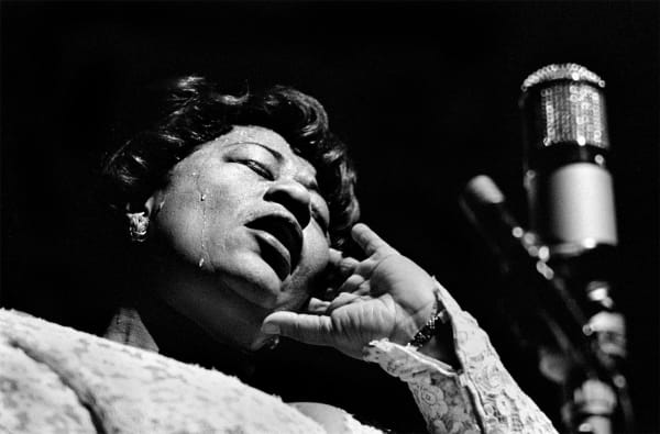 Herman Leonard, Ella Fitzgerald, Paris, 1960