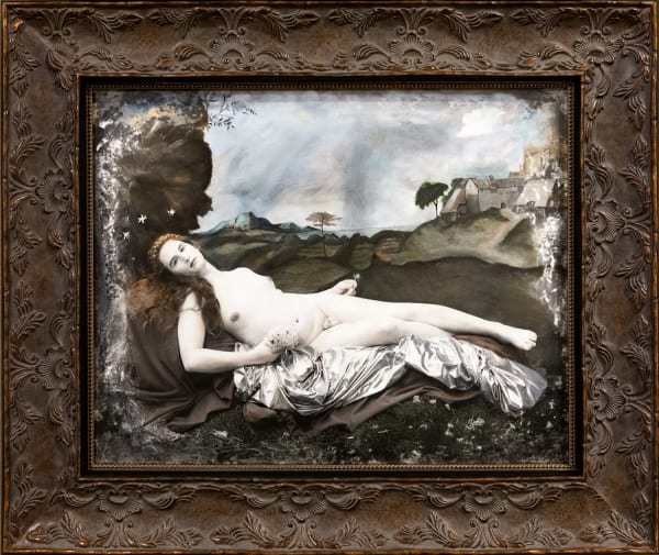 Joel-Peter Witkin, Venus of Five Points, New Mexico (encaustic), 2020