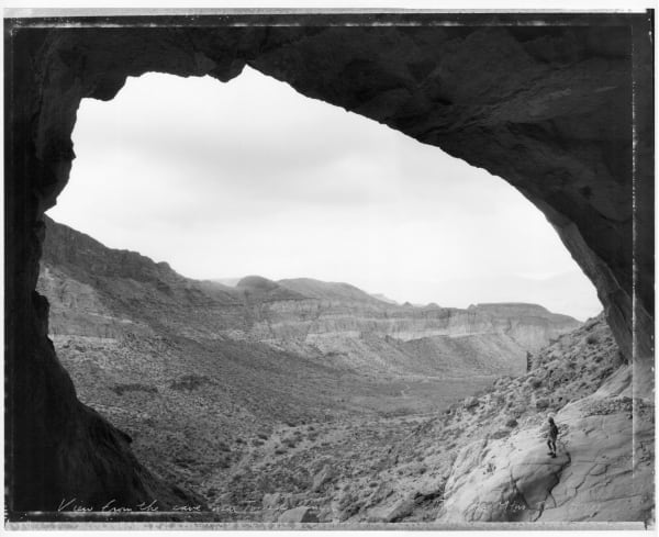 Mark Klett, View from the cave near Topado Canyon, TX 9/13/89, 1989
