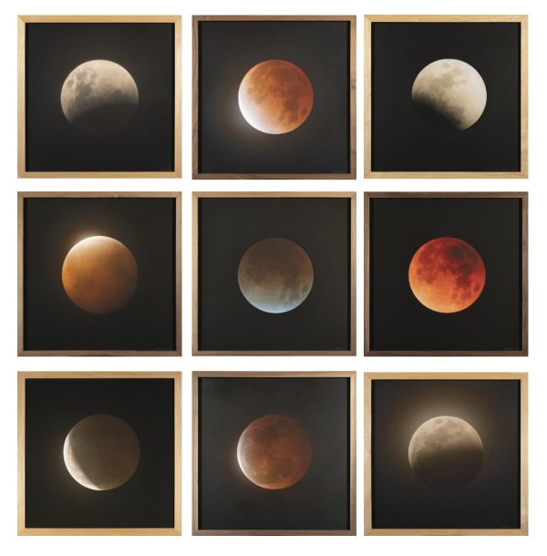 Kate Breakey Nine Lunar Eclipses, n.d.