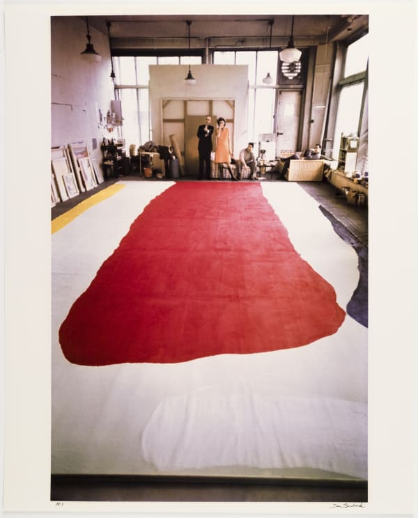 Dan Budnik - Picturing Artists (1950s - 1960s), 40 Dye Transfer Prints, Artist Proof Set, Helen Frankenthaler and Alexander Liberman - in her East 86th Street Studio, New York, 1965