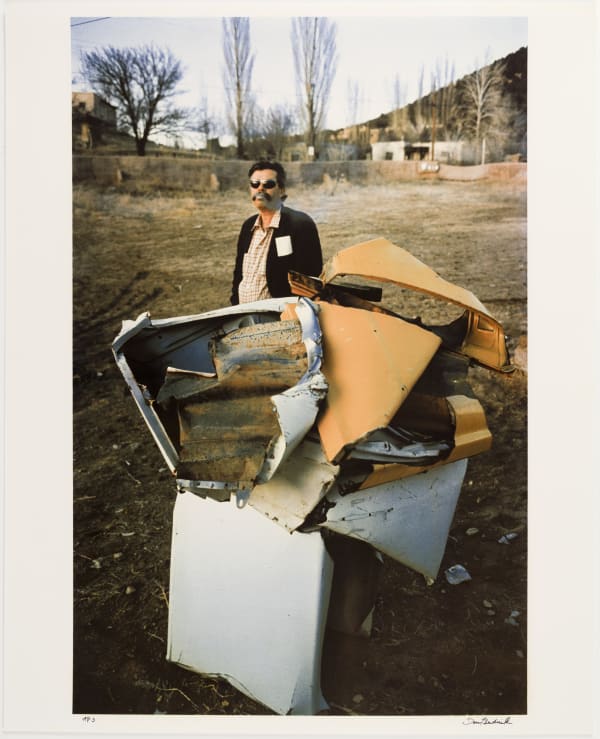 Dan Budnik - Picturing Artists (1950s - 1960s), 40 Dye Transfer Prints, Artist Proof Set, John Chamberlain - Cerro Gordo Compound, Santa Fe, New Mexico, 1966