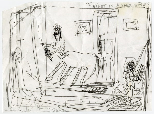 Joel-Peter Witkin, Night in a Small Town, 2007