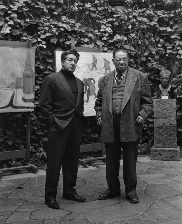 Rodrigo Moya, Diego Rivera y D.A. Siquerios, Galeria Emma Hurtado, 1961