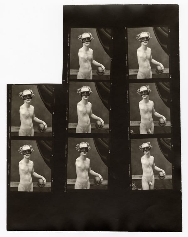Contact Sheets: Joel-Peter Witkin, Portrait as a Vanite, NM, 1994