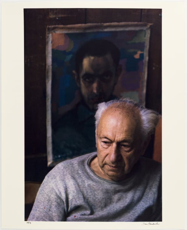 Dan Budnik - Picturing Artists (1950s - 1960s), 40 Dye Transfer Prints, Artist Proof Set, Peter Krasnow - with 'Self Portrait', Tropico studio, Los Angeles, 1970