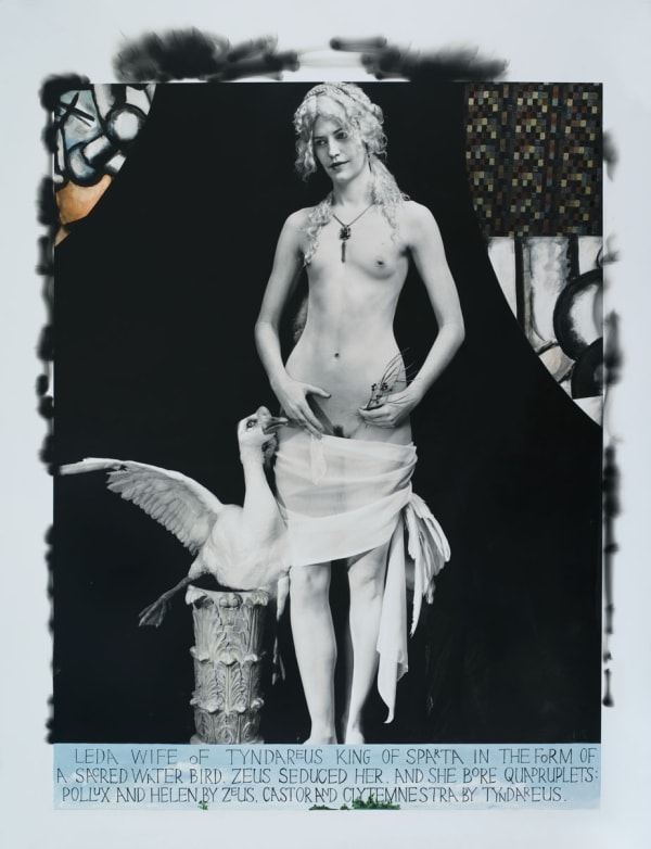 Joel-Peter Witkin, Leda Giving her Lover a Condom, New Mexico, 2011
